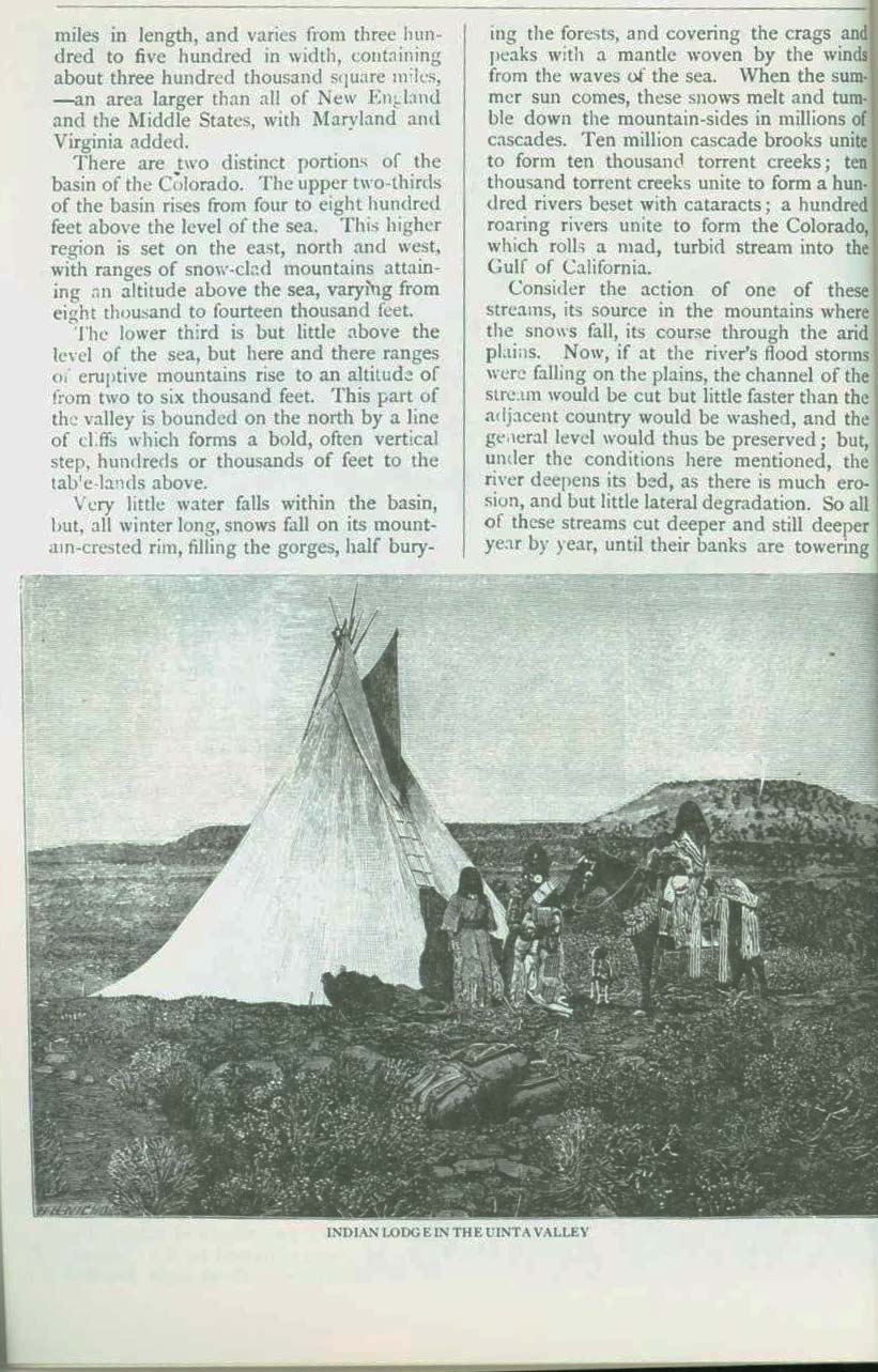 THE CA&Ntilde;ONS OF THE COLORADO-- the 1869 discovery voyage down the Colorado River. vist0059c